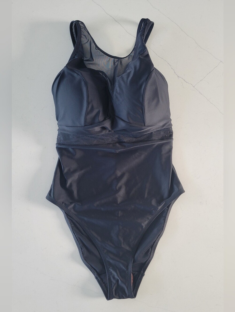 Panache Onyx Chic Moulded Plunge One Piece Swimsuit